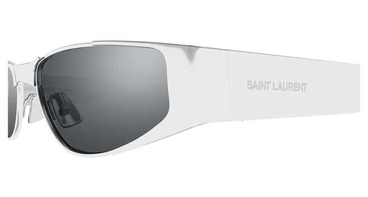Saint Laurent SL739 Sunglasses in Silver