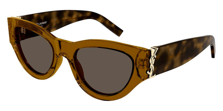 Saint Laurent SLM94/F Sunglasses in Transparent Brown