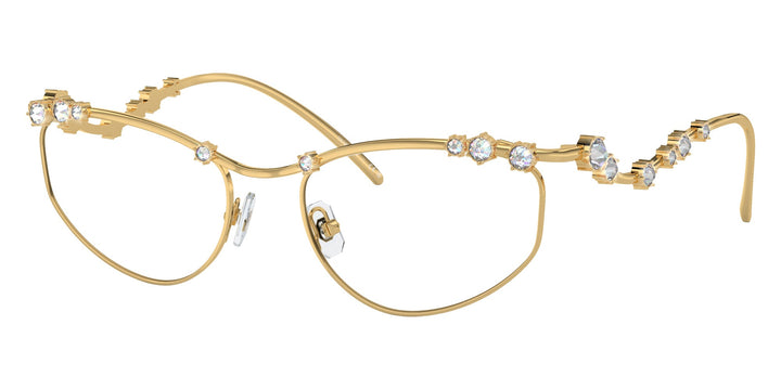 Swarovski SK1015 Gold Crystal Eyeglasses Frames