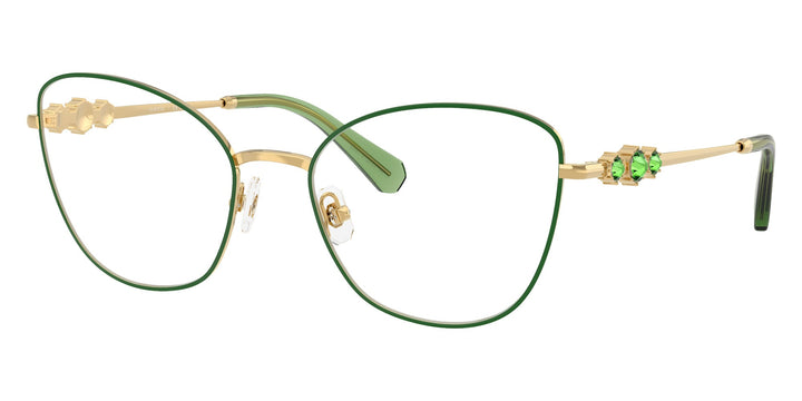SK1034 Green Cat Eye Eyeglasses Frames