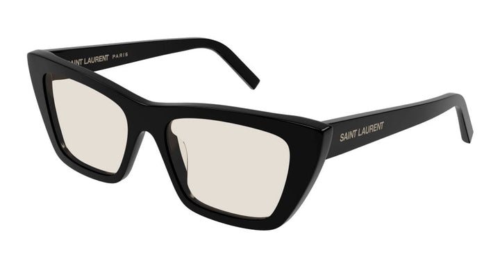 Saint Laurent SL276 Mica Cat Eye Sunglasses in Black Yellow