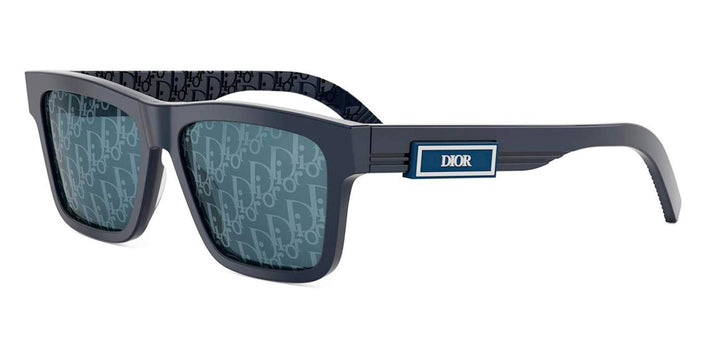 Dior B23 S4I Sunglasses in Blue Monogram Mirror