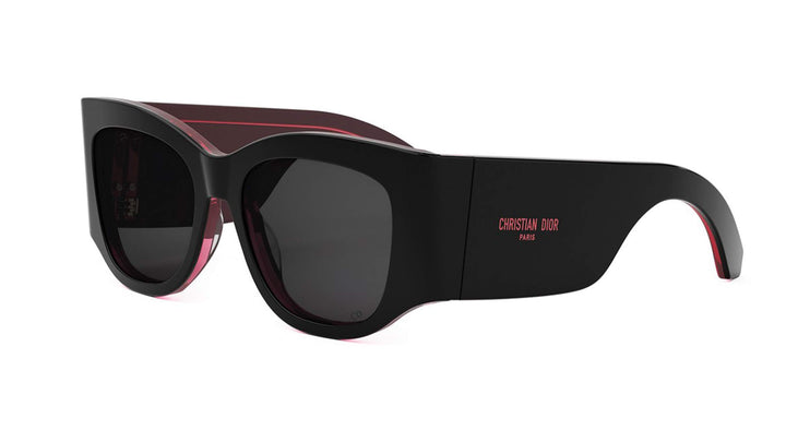 Dior DiorNuit S1I Oversized Sunglasses in Black Pink
