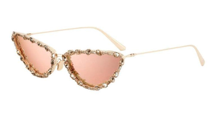 Dior MissDior B1U Sunglasses in Rose Gold Crystal