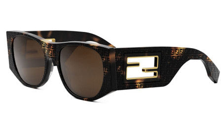 Fendi Baguette FE40109I Sunglasses in Logo Print