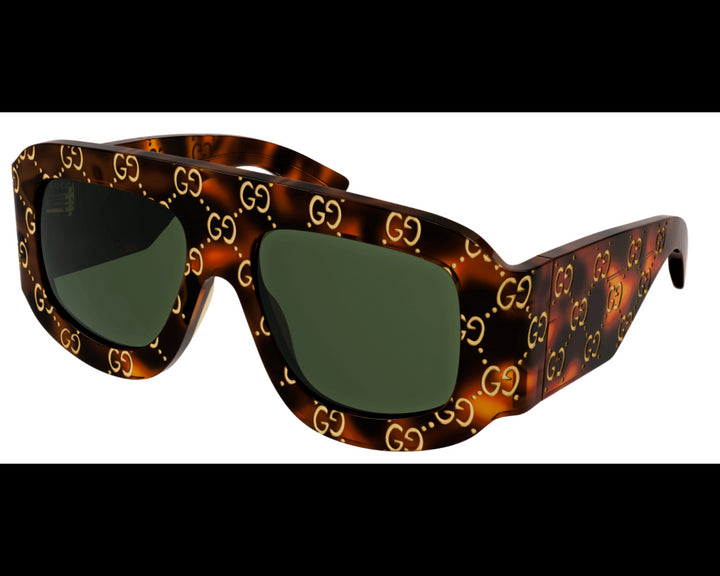 Gucci GG0983S Logo Sunglasses in Havana Brown