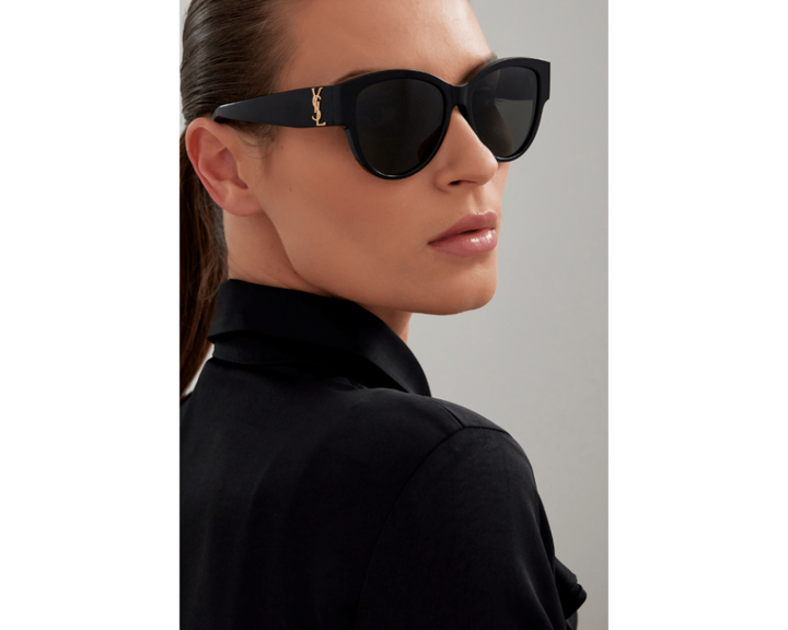 Saint Laurent SL M3 Cat Eye Sunglasses in Black