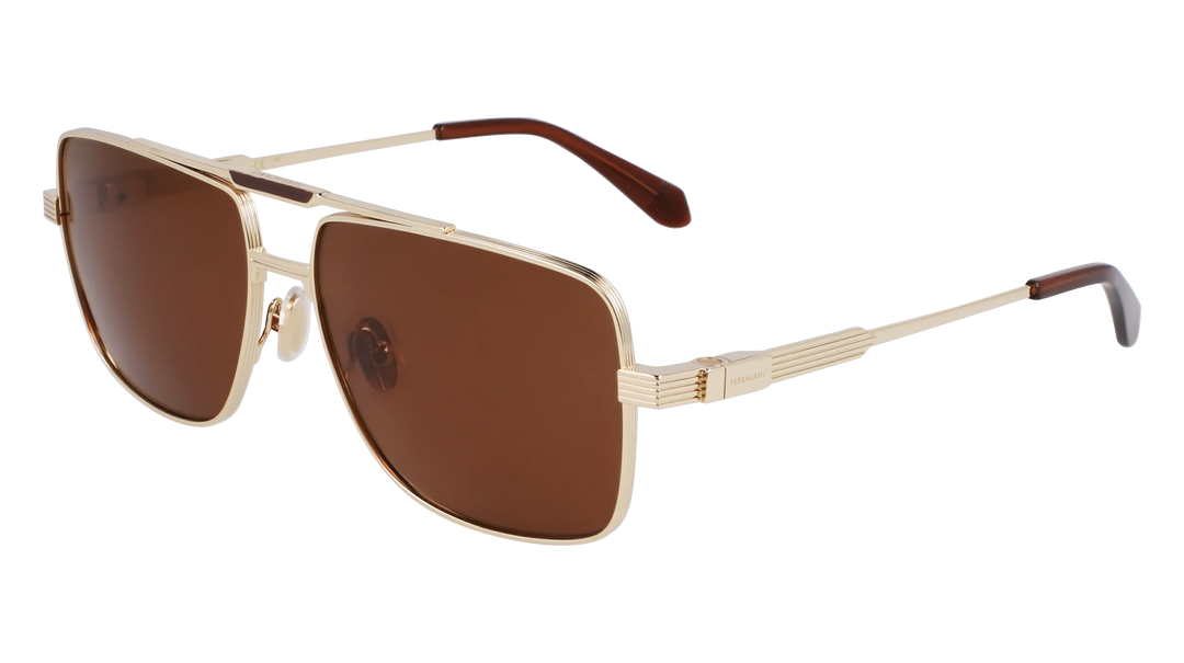 Salvatore Ferragamo SF225S gafas de sol azules sin montura