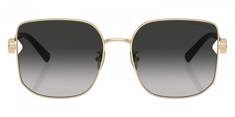 Tiffany &amp; Co TF3105D Square Sunglasses in Gold Grey