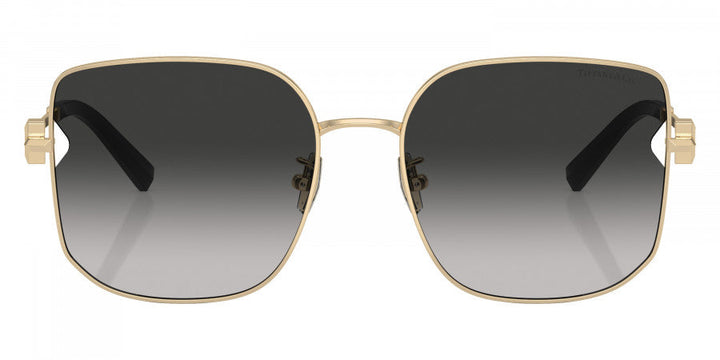 Tiffany &amp; Co TF3105D Square Sunglasses in Gold Grey