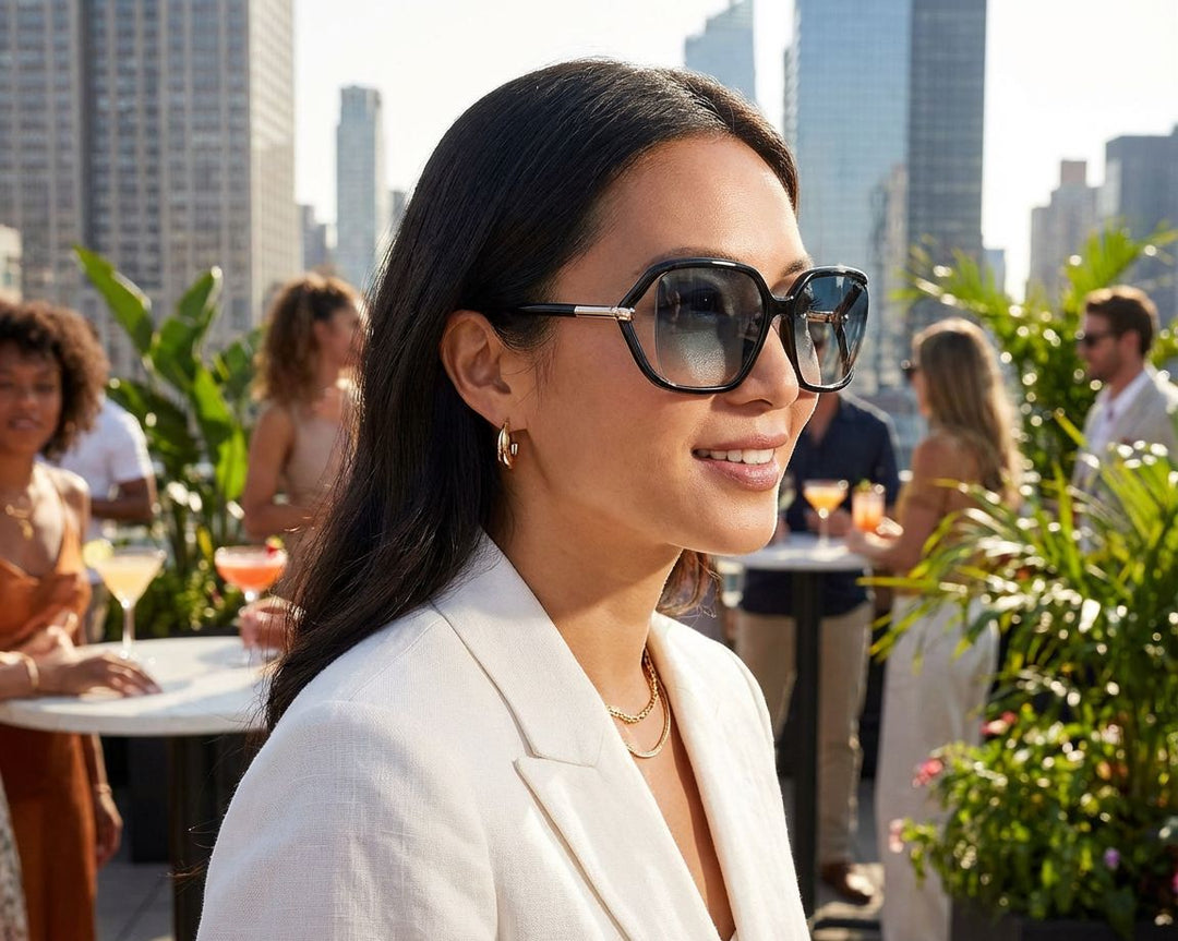Tom Ford Solange FT1089 Black Oversized Sunglasses