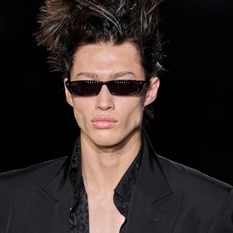 Tom Ford FT1058 Alejandro Black Slim Sunglasses
