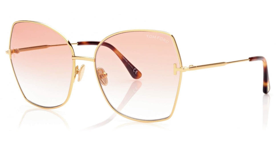 Tom Ford Farah TF0951 Gafas de sol en oro rosa