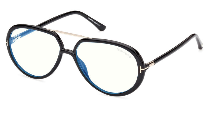 Tom Ford FT5838-B Black Aviator Bluelight Frames
