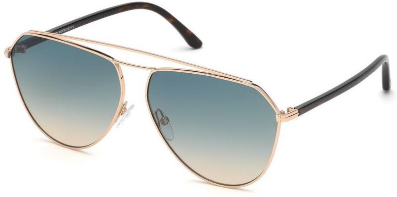 FT0681 Binx Aviator Sunglasses in Gold