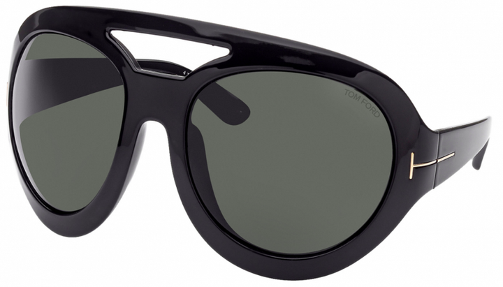 Tom Ford Serena FT0886 Shield Sunglasses in Black