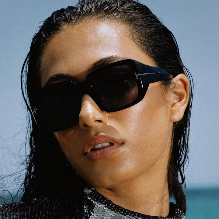 Tom Ford Ryder FT1035 Square Sunglasses in Black