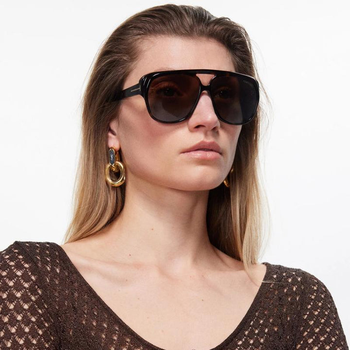 Tom Ford Jayden FT1103 Aviator in Havana Brown