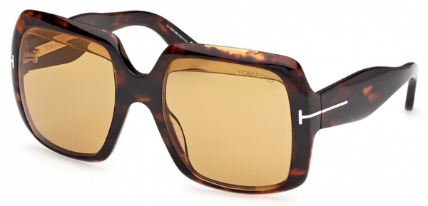 Tom Ford Aurora FT1194 Oversized Square Sunglasses in Brown