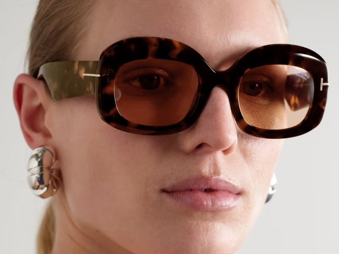 Tom Ford Venetia FT1218 Sunglasses in Havana Yellow