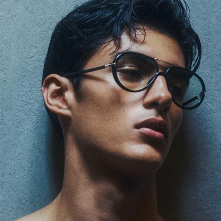 Tom Ford FT5838-B Black Aviator Bluelight Frames