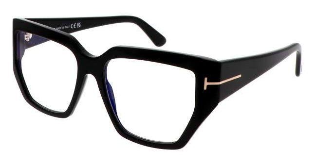 Tom Ford FT5951-B Oversized Black Bluelight Frames