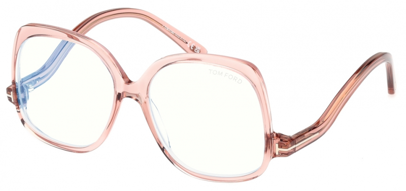 Tom Ford FT5968-B Pink Oversized Bluelight Frames
