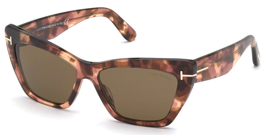 Tom Ford Wyatt FT0871 Sunglasses in Rose Havana