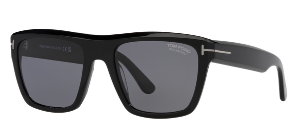 Tom Ford Alberto FT1077-N Black Polarized Sunglasses – Designer 