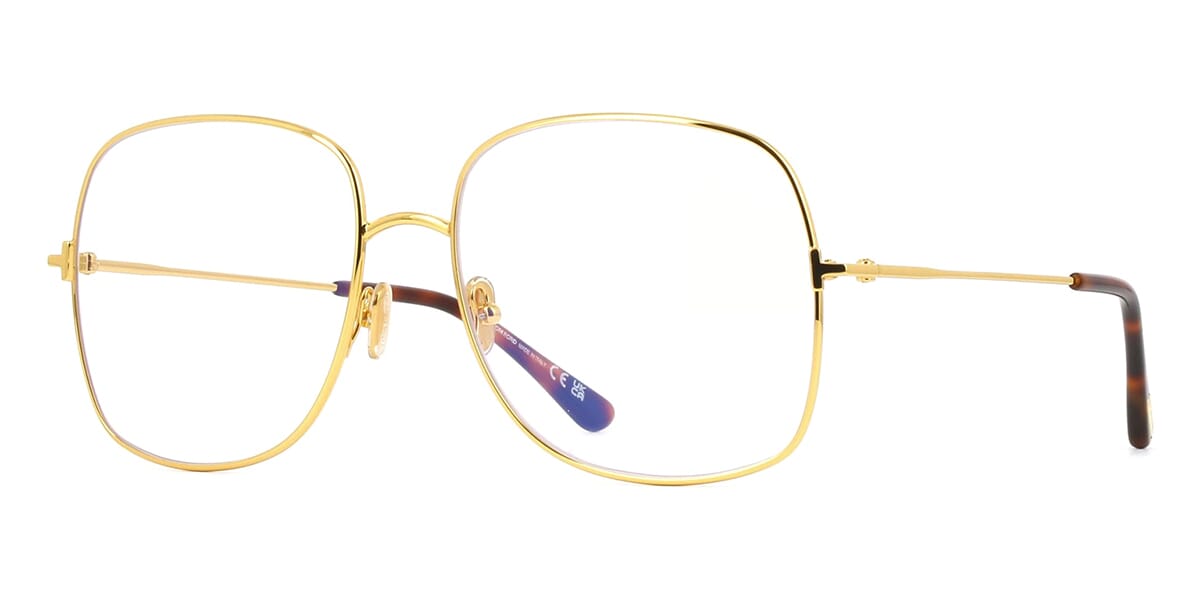 Tom Ford FT6048-B Gold Oversized Bluelight Frames | Designer Daydream