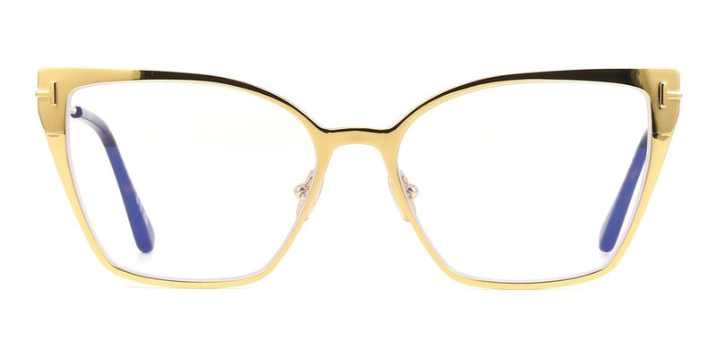 Tom Ford FT6051-B Gold Cat Eye Bluelight Frames