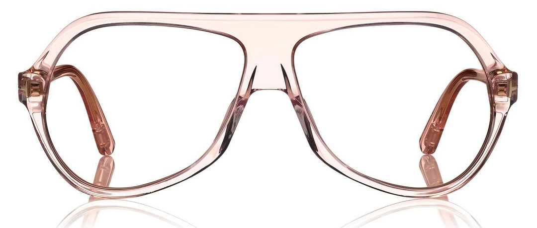 Tom Ford Thomas FT0732 Aviator Sunglasses in Pink Transparent