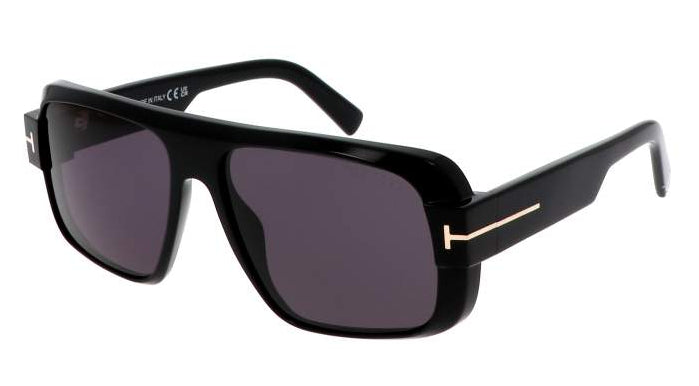 Gafas de sol estilo ojo de gato de metal Elise de Tom Ford en oro rosa