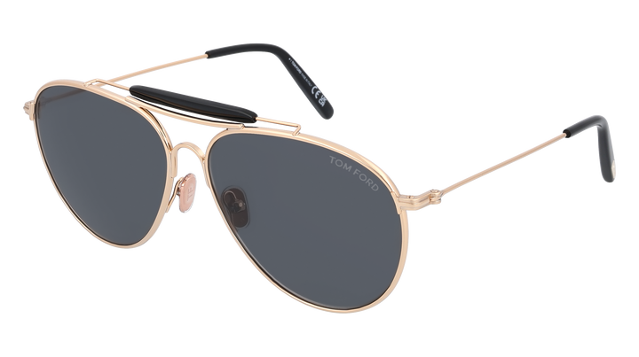 Tom Ford Raphael FT0995 Aviator Sunglasses in Gold Grey
