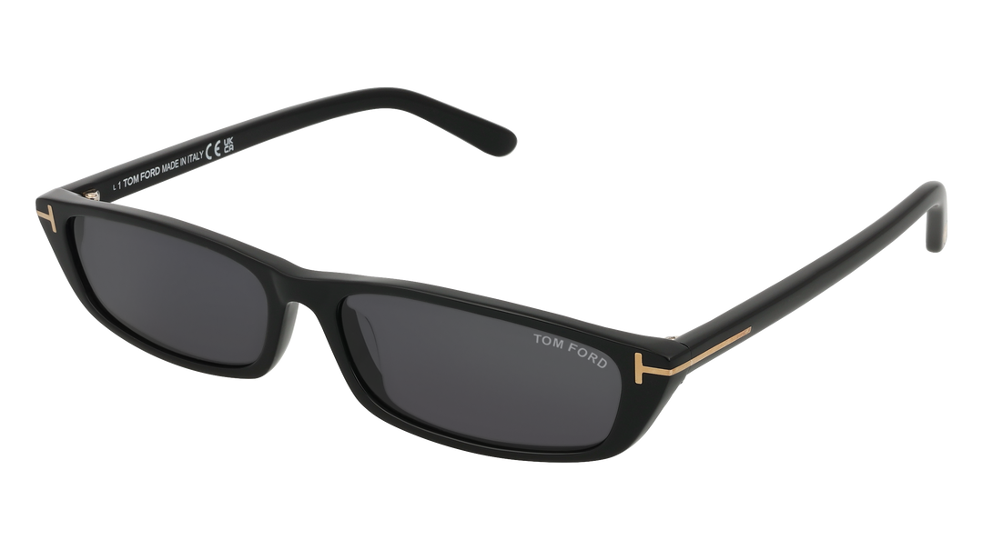 Tom Ford FT1058 Alejandro Black Slim Sunglasses
