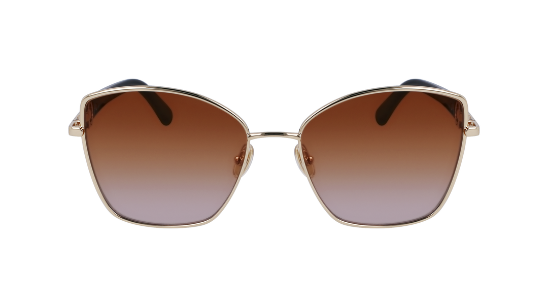 Salvatore Ferragamo SF225S gafas de sol azules sin montura