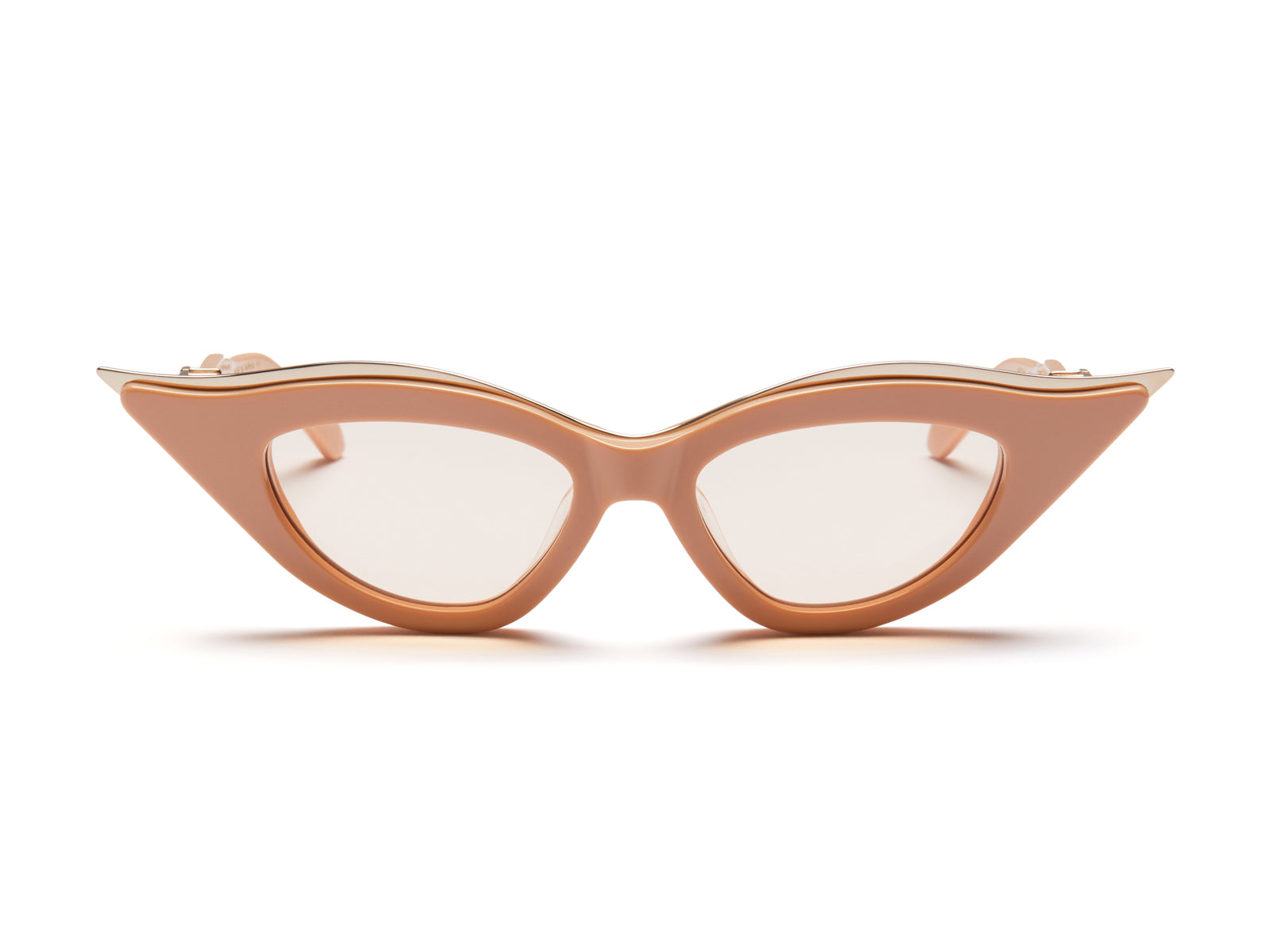 Valentino VLS114-C V-Goldcut II Beige Cat Eye | Designer Daydream