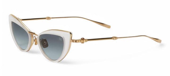 Valentino VLS102-D VIII White Cat Eye Sunglasses