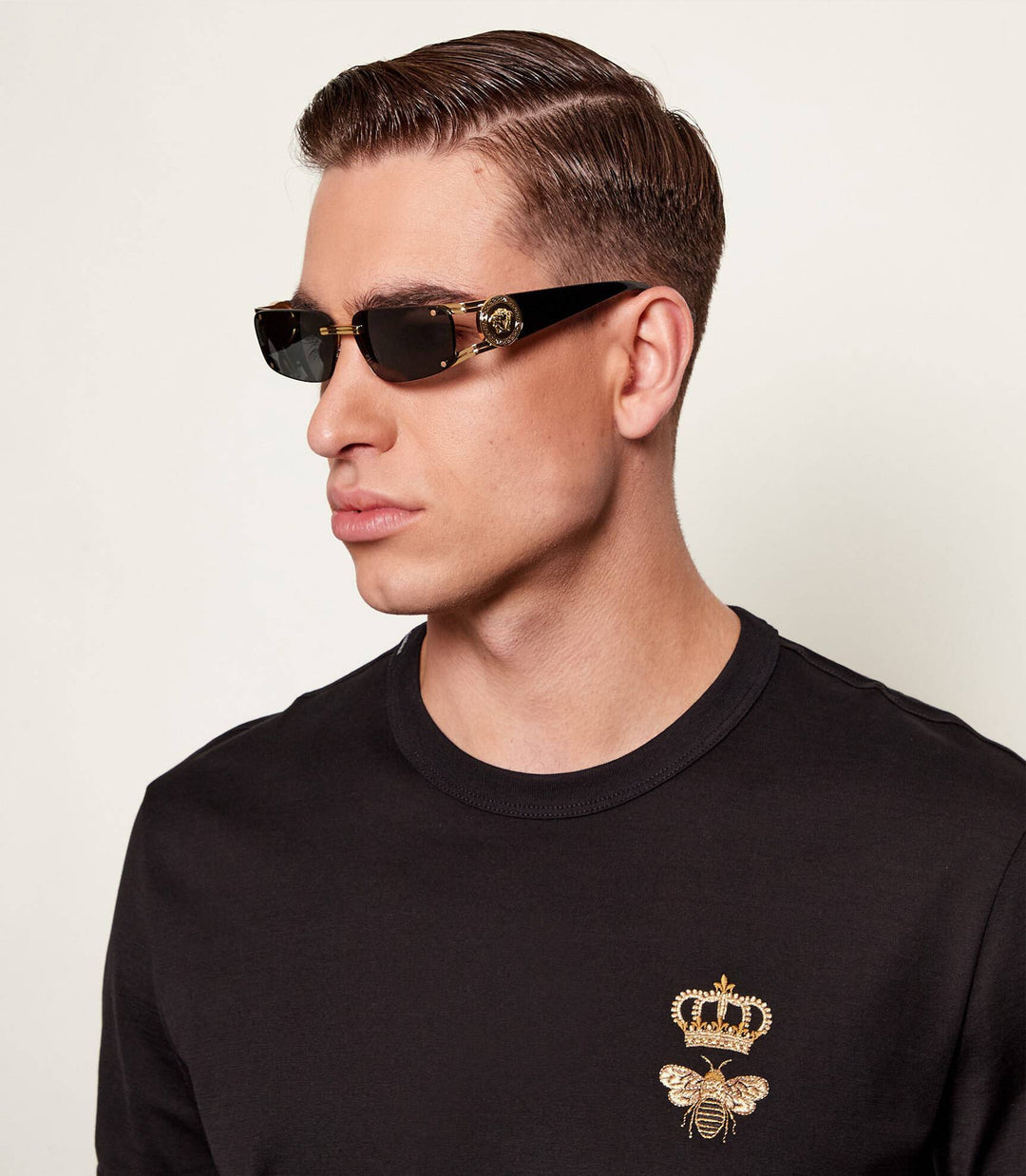 Versace VE2291 Medusa Sunglasses in Black Gold