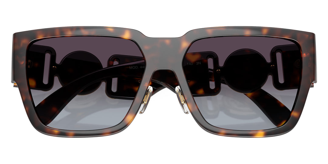 Versace Gafas de sol VE2258 Shield en espejo dorado rosa