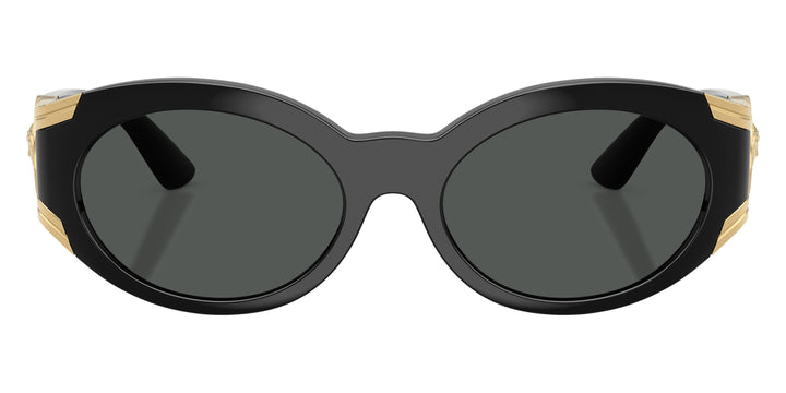 Versace VE4503U Medusa Sunglasses in Black Gold