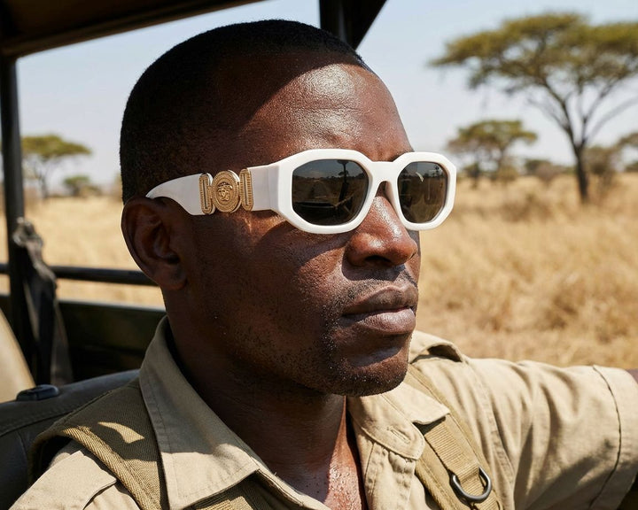 Versace VE4361 Biggie Sunglasses in White