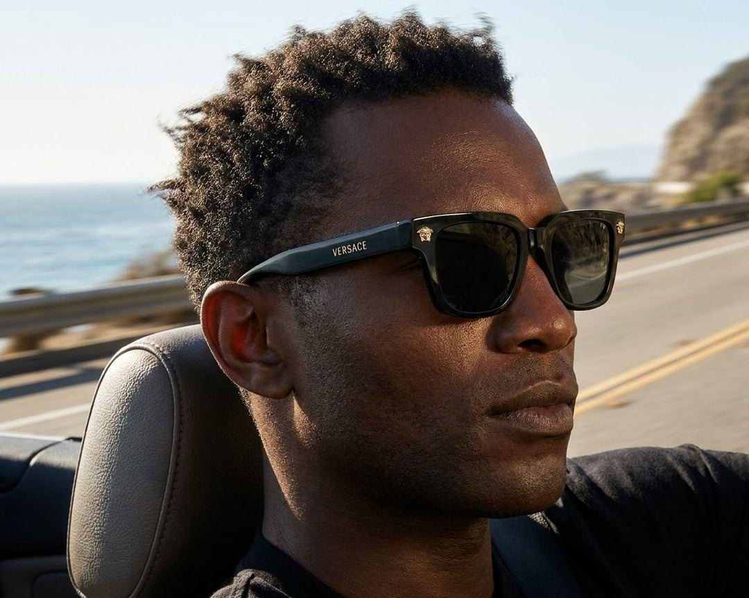 Versace VE4510U Black Square Medusa Sunglasses