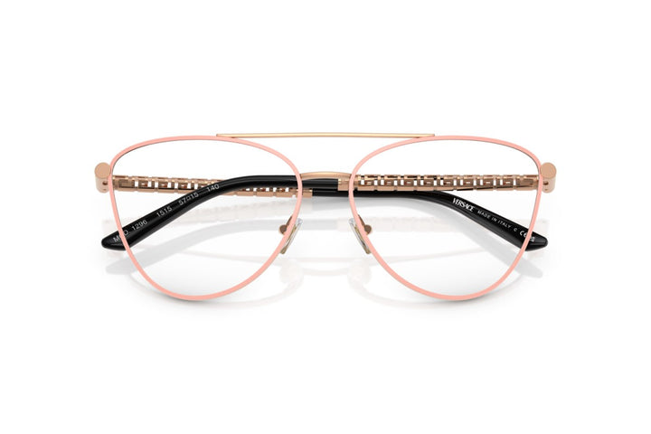 Versace VE1296 Pastel Pink Pilot Metal Frames