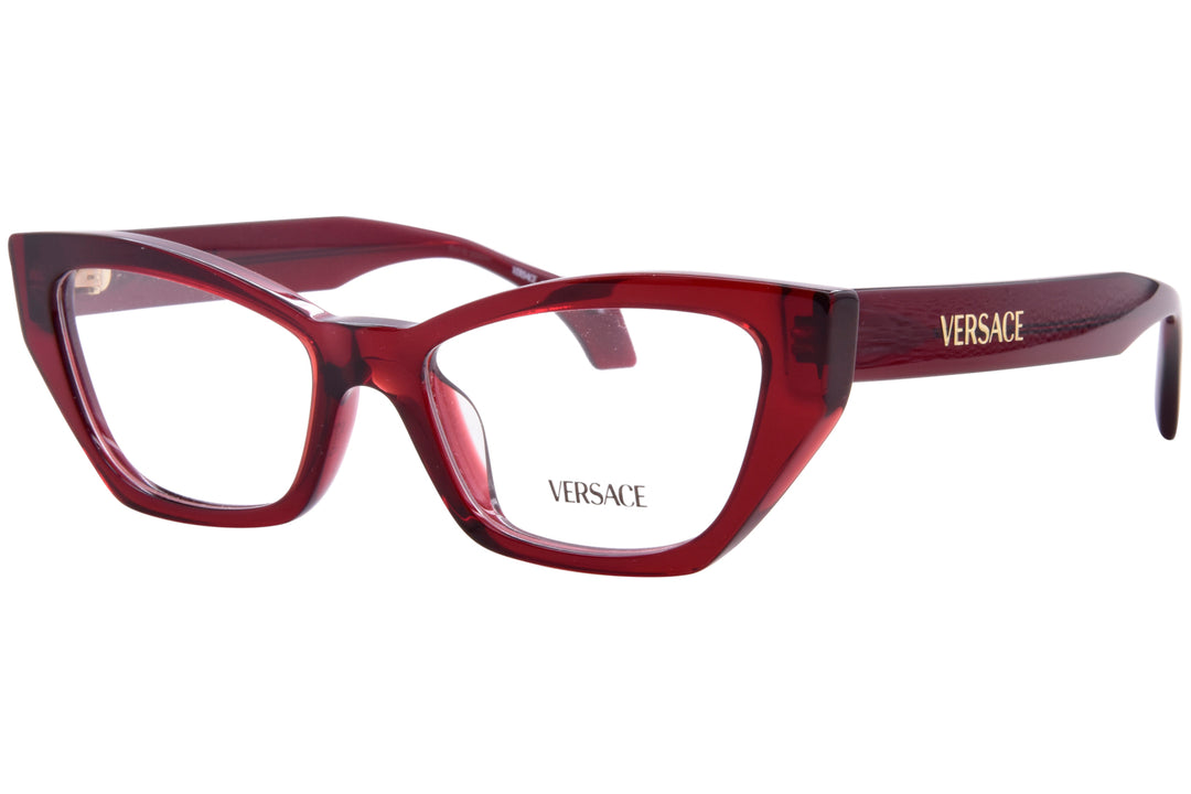 Versace VE3373U Burgundy Cat Eye Eyeglasses Frames