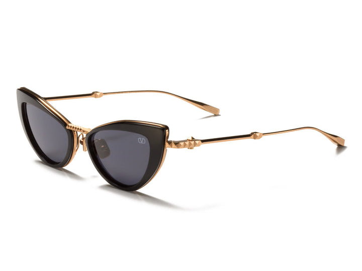 Valentino VLS102-A VIII Black Cat Eye Sunglasses