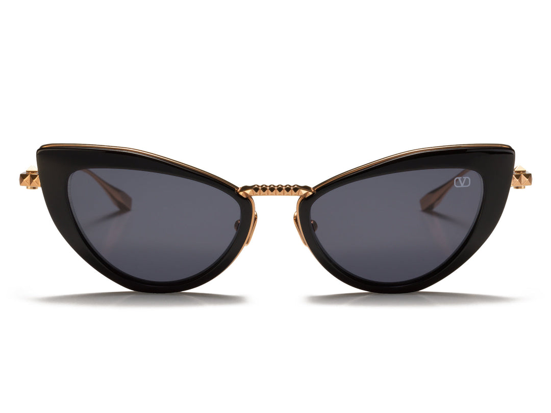 Valentino VLS102-A VIII Black Cat Eye Sunglasses