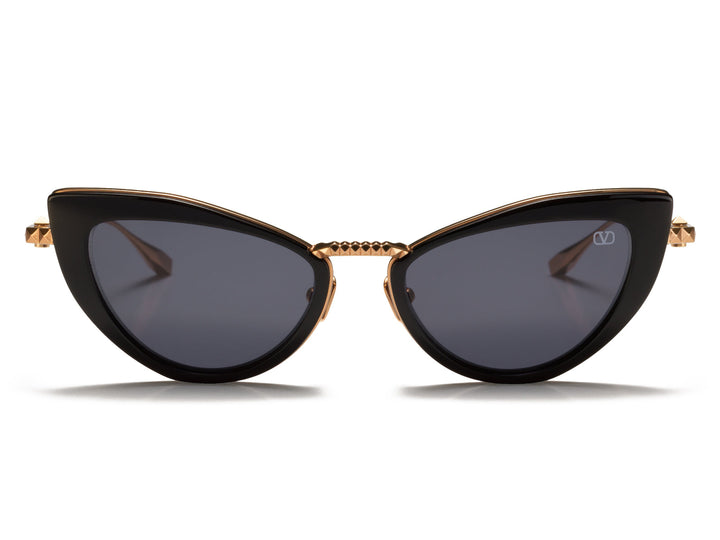 Valentino VLS102-A VIII Black Cat Eye Sunglasses