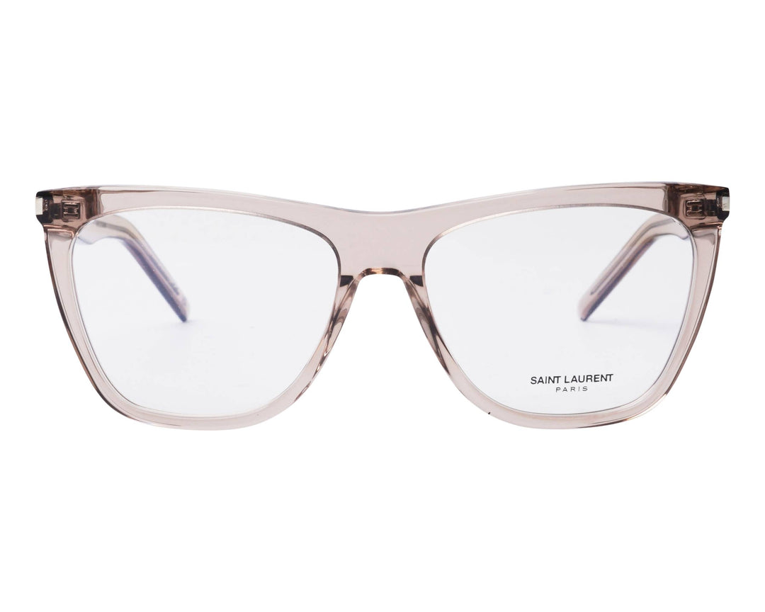 Monturas de anteojos Saint Laurent SL291 Mica Cat Eye en marrón