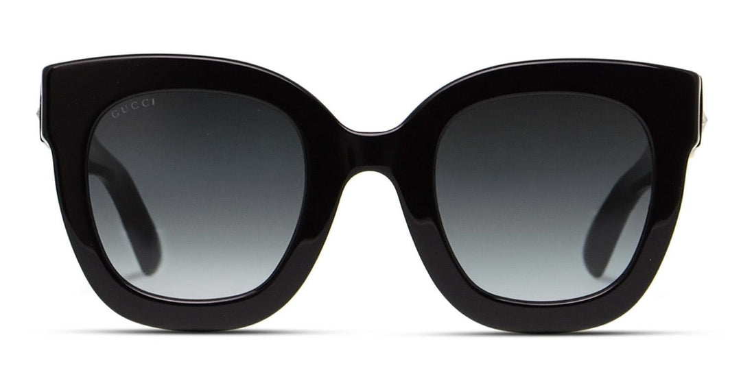 Gucci GG0208S Crystal Star Oversized Sunglasses in Black